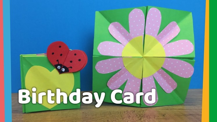 DIY Creative Birthday Card Idea for Kids - Very easy to make at home
