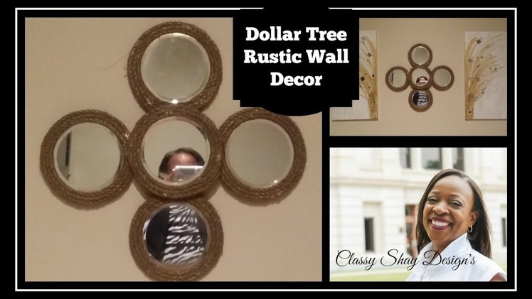DIY: Dollar Tree Rustic Wall Decor| Glam |Farmhouse