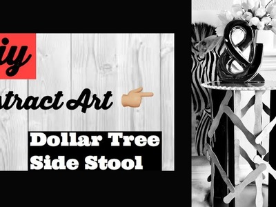 Diy Dollar Tree Side Stool That Brings out Your Artistic Side