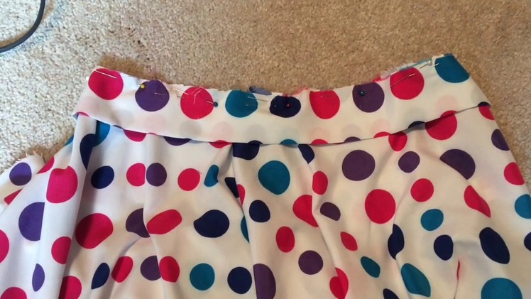 DIY Easy Circle Skirt- Beginner Sewing