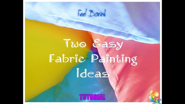 DIY easy fabric painting ideas for beginners
