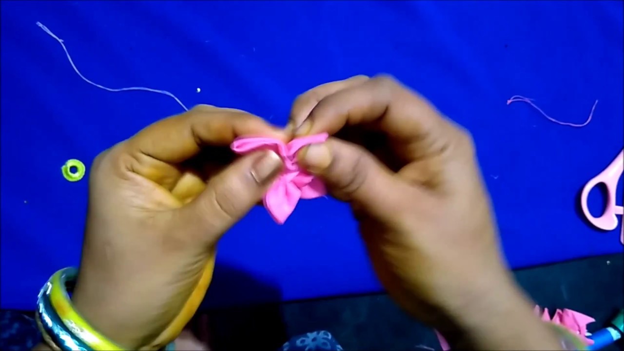 DIY:  Easy way to make six petal cotton flower to customise your dress within 5 min