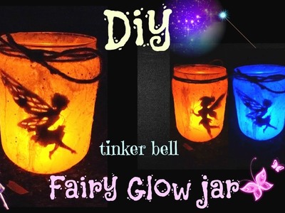 DIY Fairy Glow jar Lantern--tinker bell glow jar--Artsyworld