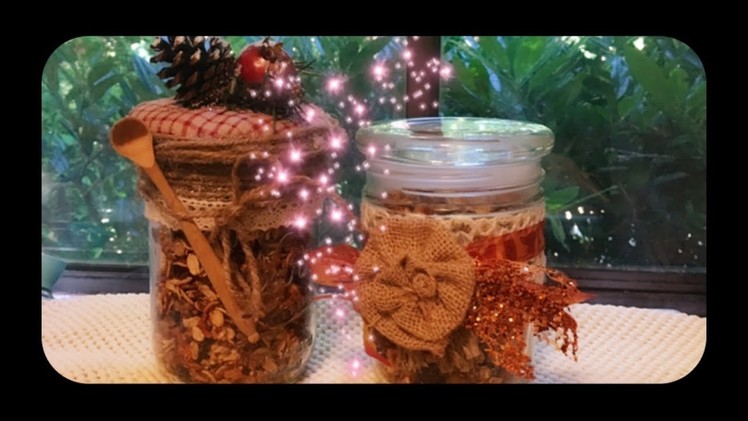 DIY~Fall Or Christmas Hostess Gift Jars