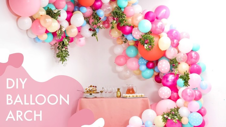 DIY Floral Balloon Wedding Arch | Makeful