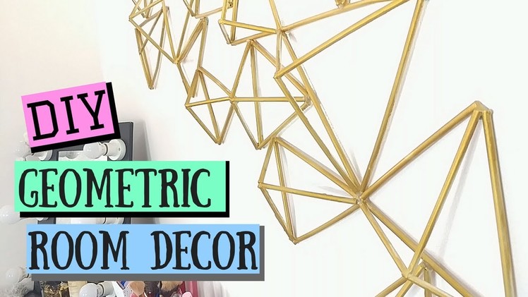 DIY GEOMETRIC Room Decor | Pinterest Himmeli Decor | Lolly Isabel