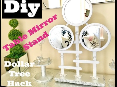 Diy Glam Table Mirror Stand