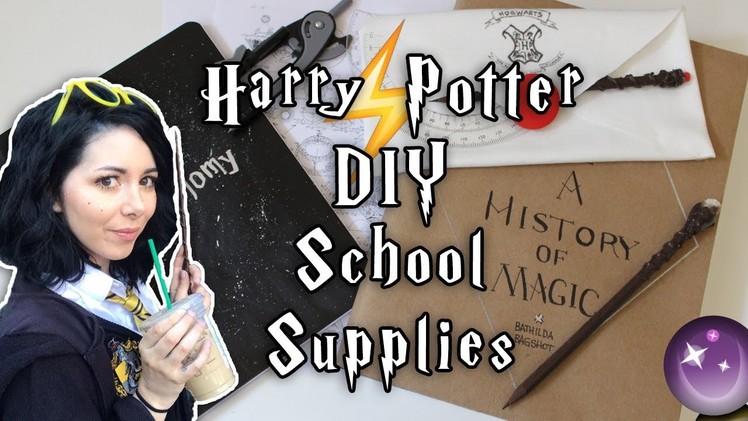 DIY HARRY POTTER SCHOOL SUPPLIES ⚡️ PENCIL CASE | PENCILS | BOOK COVERS | NOTEBOOKS