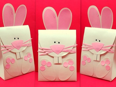 Diy How to make Bunny Rabbit Gift Paper Bag