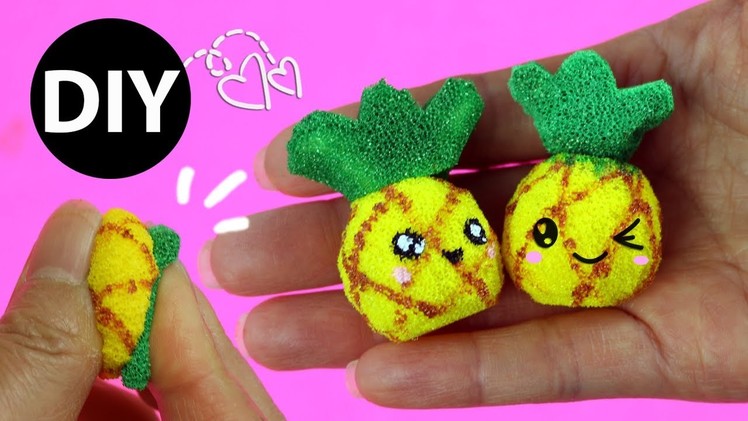 DIY Kawaii Mini Pineapple Squishy