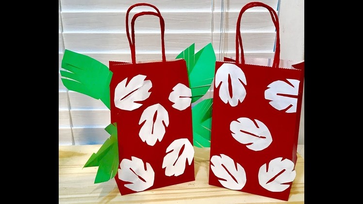Diy lilo and stitch Gift Bags