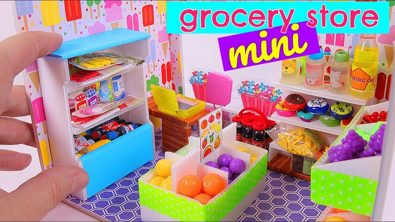 DIY Miniature Grocery Store