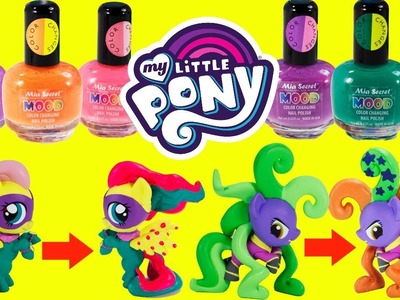 DIY My Little Pony POWER PONIES Color Changing MAKEOVER Mood NAIL POLISH Toys