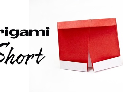 DIY : Origami Short Pants | Easy origami