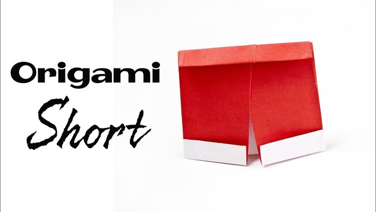DIY : Origami Short Pants | Easy origami