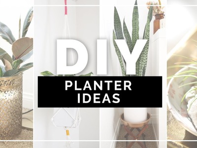 DIY PLANTER IDEAS | How to Decorate your Room with Plants | beautybitten