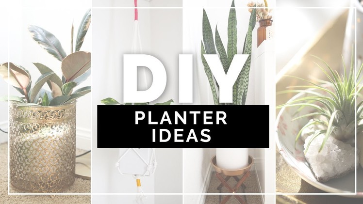DIY PLANTER IDEAS | How to Decorate your Room with Plants | beautybitten