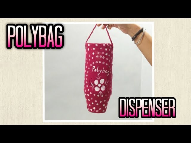 DIY Plastic Bag Dispenser using Waste Material | Enjoy Crafting # 67