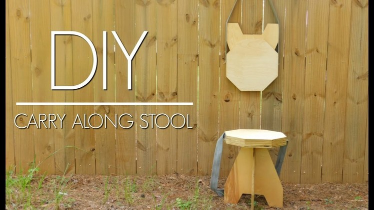 DIY - Plywood Folding Stool | Easy Woodworking Project | Izzy Swan