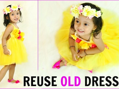 DIY Princess Dress - How To Reuse.Recycle Old Clothes | ShrutiArjunAnand
