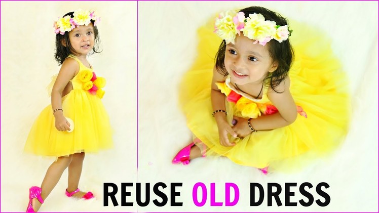 DIY Princess Dress - How To Reuse.Recycle Old Clothes | ShrutiArjunAnand