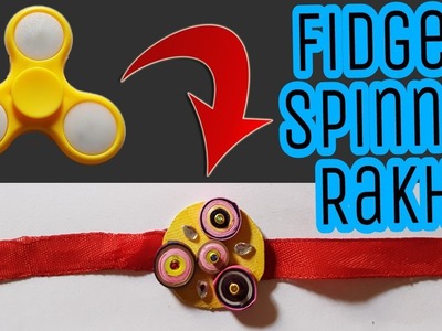 DIY Rakhi making ideas at home #02 - Fidget spinner pattern for kids