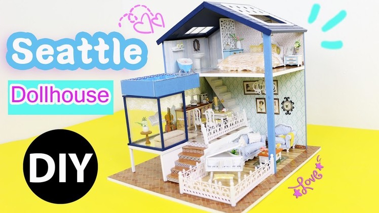 DIY Seattle Dollhouse with Pool