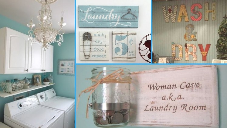 ❤ DIY Shabby Chic Style Laundry Room decor Ideas ❤| Home decor & Interior design | Flamingo mango