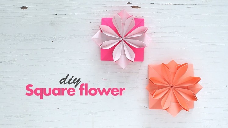 DIY: Square Flower