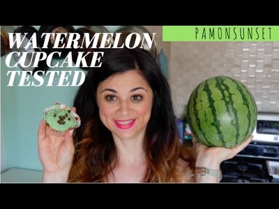 DIY Summer Watermelon Cupcakes || Inspired By SweetCo0kiePie