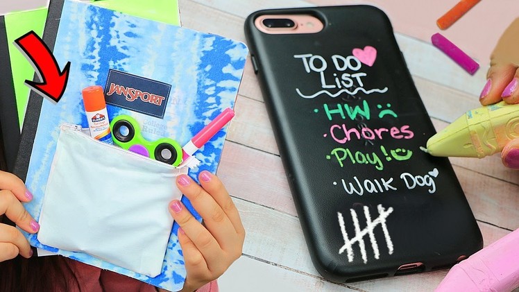 DIY Weird Back To School Supplies HACKS YOU NEED TO TRY! 2017