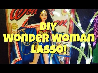 DIY Wonder Woman light-up lasso!
