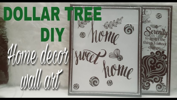 DOLLAR TREE DIY:HOME DECOR, WALL ART