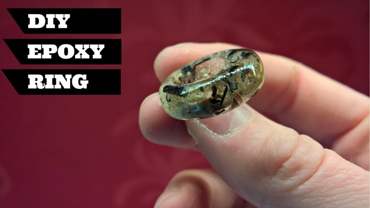 Easy Diy Epoxy Ring | How to make a ring with epoxy