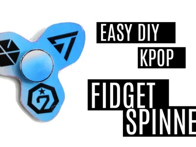 Easy DIY Kpop Fidget Spinner | heyimvicky
