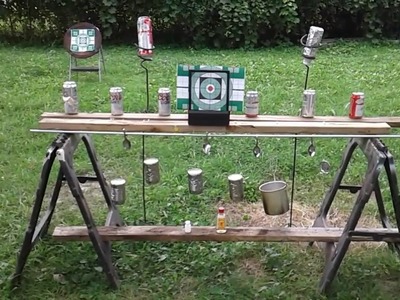 Easy DIY small backyard airsoft targets thats not boring