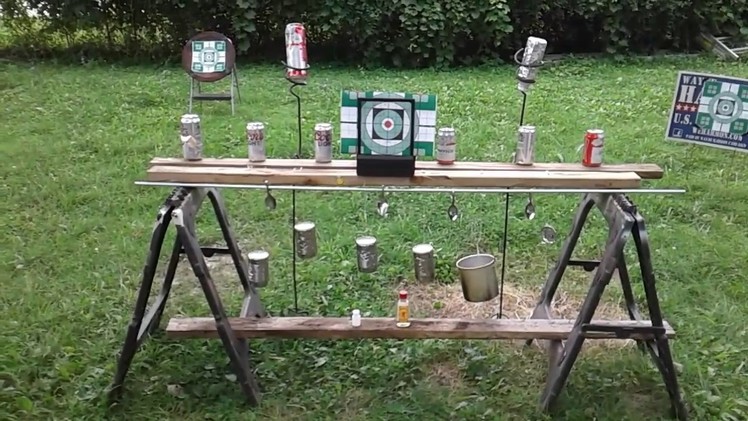 Easy DIY small backyard airsoft targets thats not boring