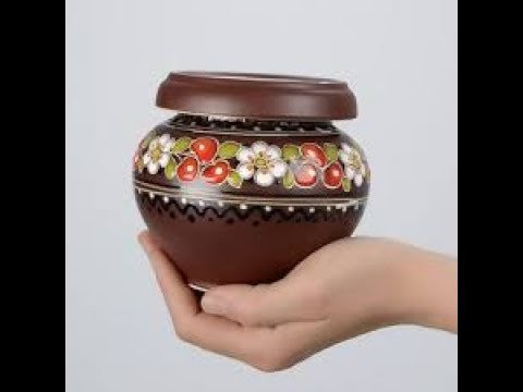 Easy pot painting  DIY  ===How  to make at home  decorative Idea