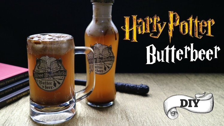HARRY POTTER BUTTERBEER RECIPE + Butterbeer mug DIY