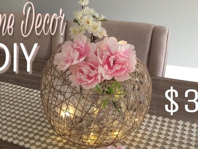 Home Decor DIY |Huge Decorative Ball DIY|Dollar Tree DIY|DIY Wedding Centrepiece Ideas