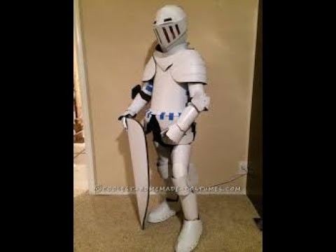 How to make a (DIY) knight costume this video was not meant to be take seriously