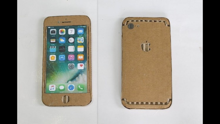 How to Make a iphone With Cardboard - diy apple iphone