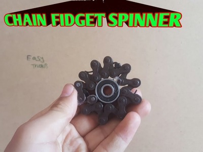 How to make chain Fidget spinner at home [DIY]