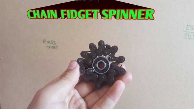 How to make chain Fidget spinner at home [DIY]