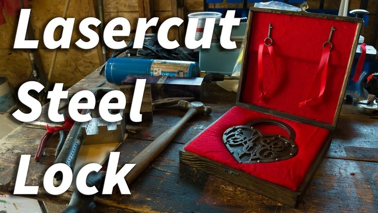 Laser Cut Antique Steel Lock - DIY