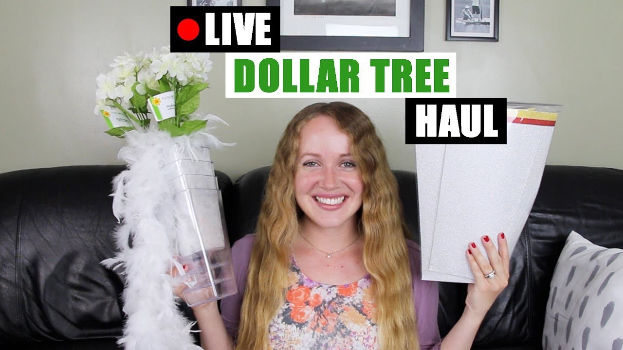 Live DOLLAR TREE HAUL & 99 Cents Store Haul Dollar Tree DIY Supplies For Upcoming DIY Decor Projects