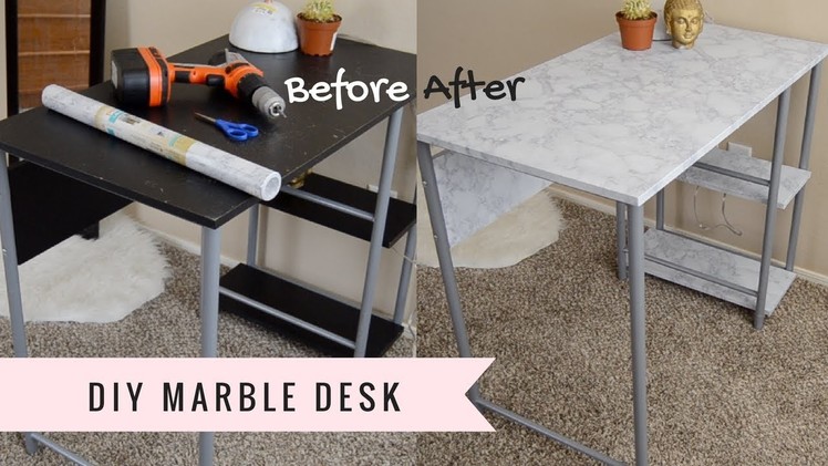 Marble Desk DIY