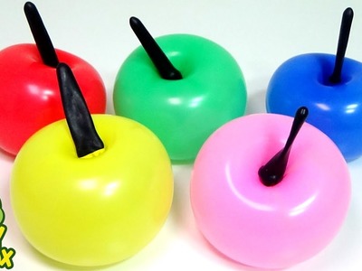 Party Time Apple Balloon Easy DIY Learn Colors