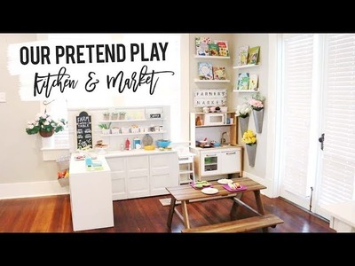 Pretend Play DIY Kitchen & Market