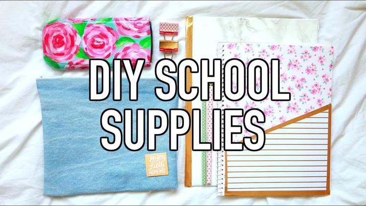 Quick & Affordable DIY School Supplies | RENEW Your Old School Supplies